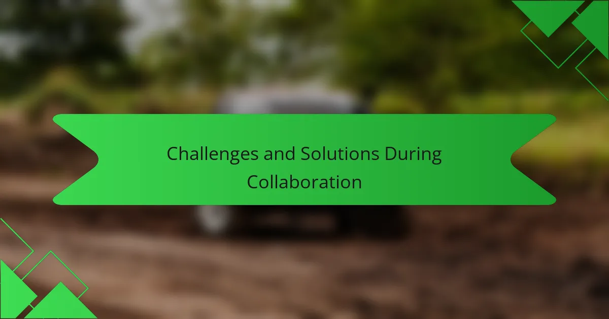 Challenges and Solutions During Collaboration